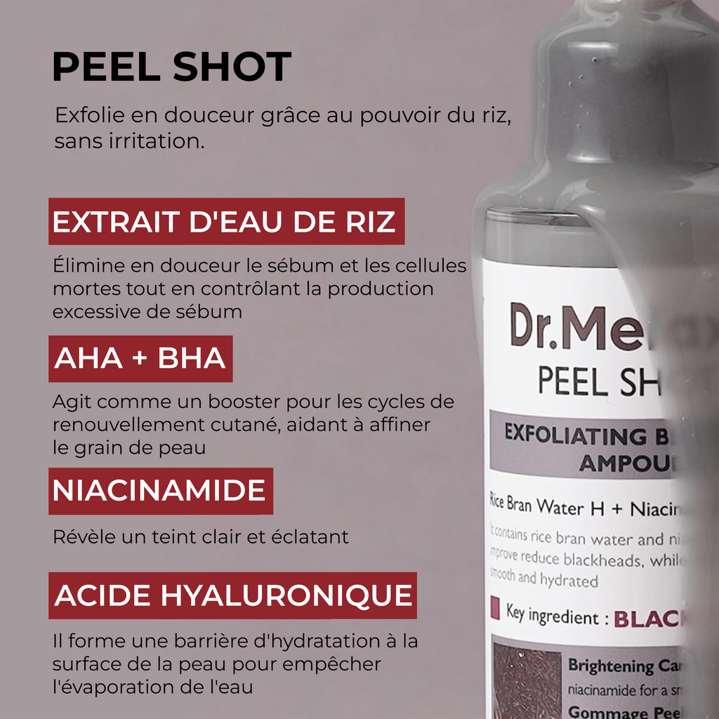 Peel Shot Riz noir