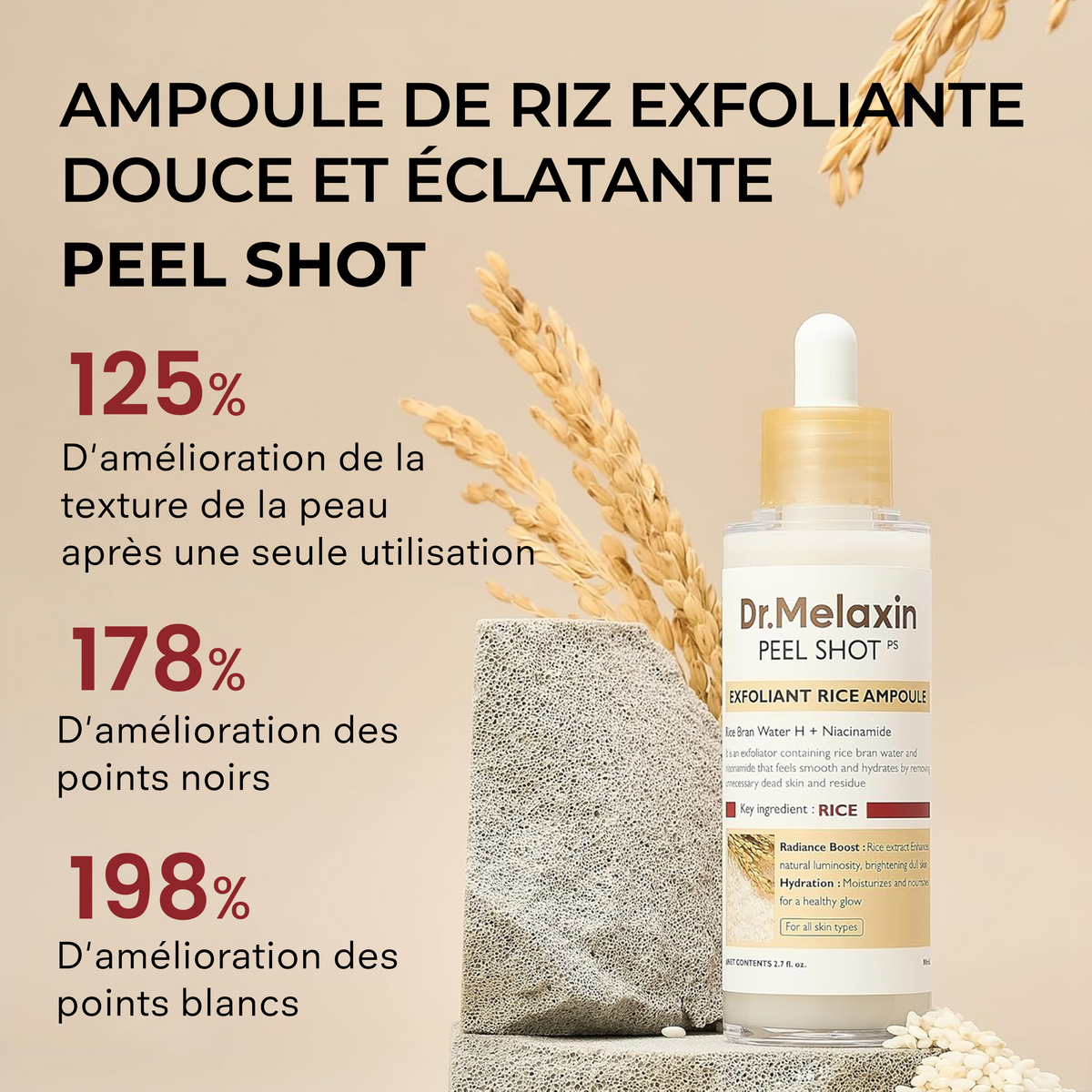 Peel Shot Riz Blanc