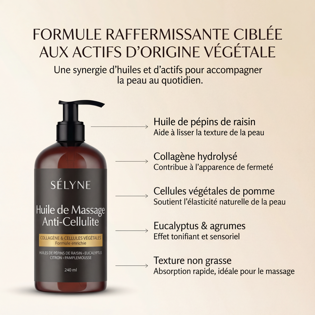 Huile Anti-Cellulite SELYNE