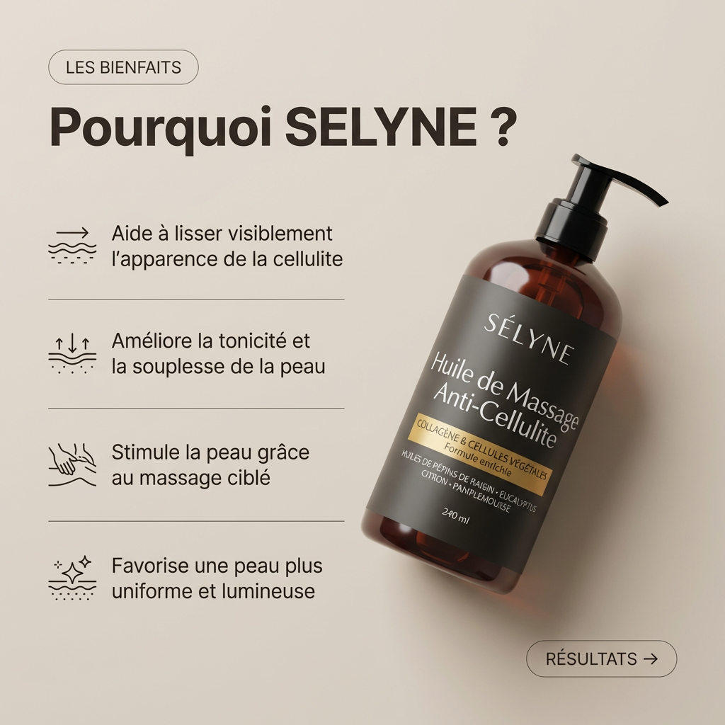 Huile Anti-Cellulite SELYNE